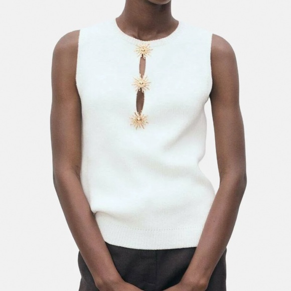 Sleeveless sweater - Picture 3 of 4